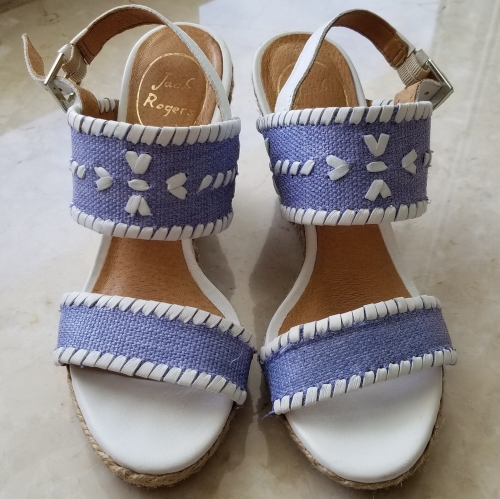 Jack Rodgers Raffi wedge size 6